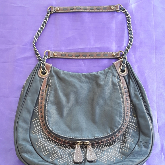 Hobo International Leather Adjustable Chain Bag. - Picture 2 of 8